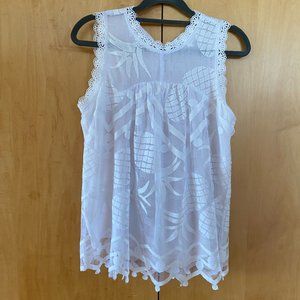 Maeve by Anthropologie Boho Lace Top